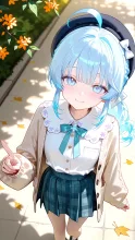 秋の小道と金木犀の薫り