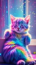 虹色子猫