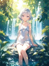 滝つぼの水着美女·涼を求めて の投稿作品
