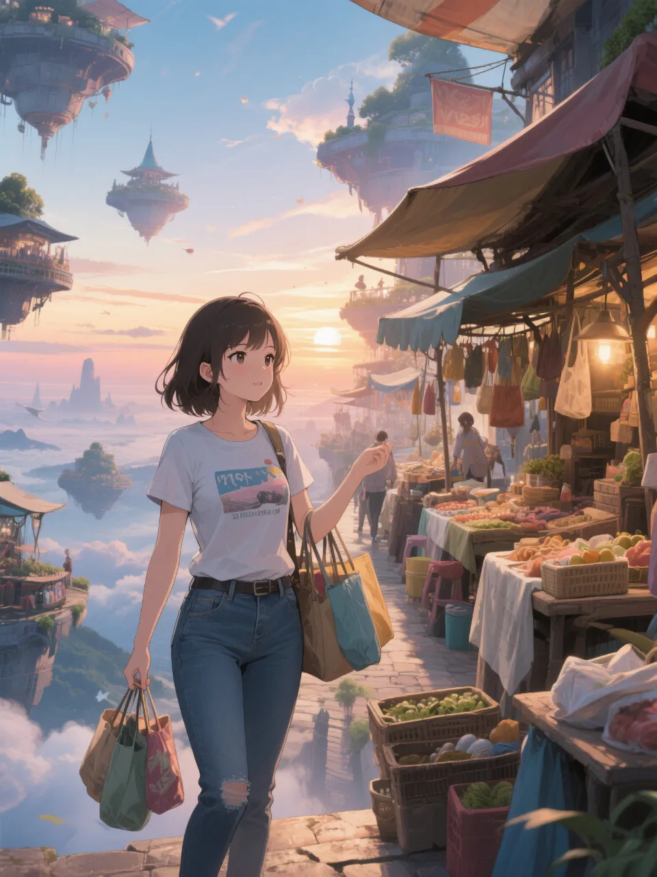 空飛ぶ市場
