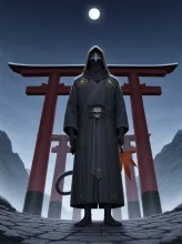 扇の一振り
