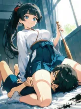 書道ガール·一筆に込める心 の投稿作品
