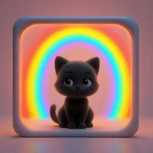 子猫のテレビ