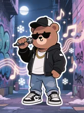 ラッパーなクマちゃん🐻‍😎