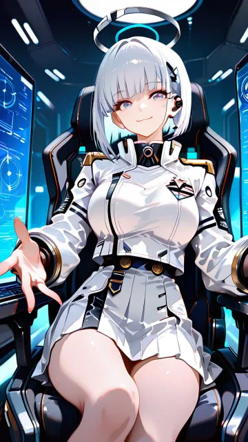 anime style - 宇宙船のクルー
