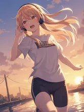 陸上部の自主練
