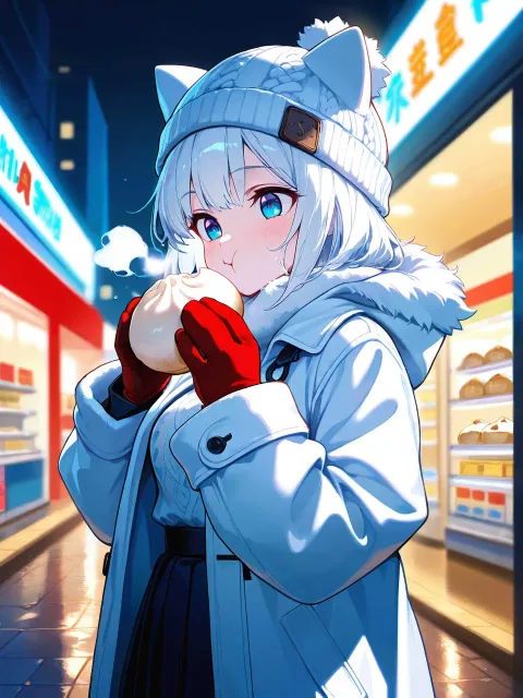 あぐ…モグモグ…うまぁ…♪