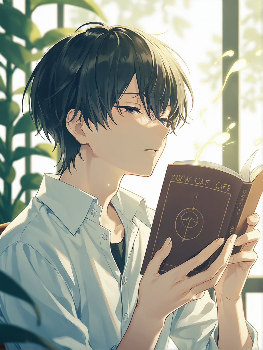 読書男子