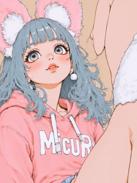 輪郭線付きカラーイラスト - Nコレコラボ企画 / MicuRy.