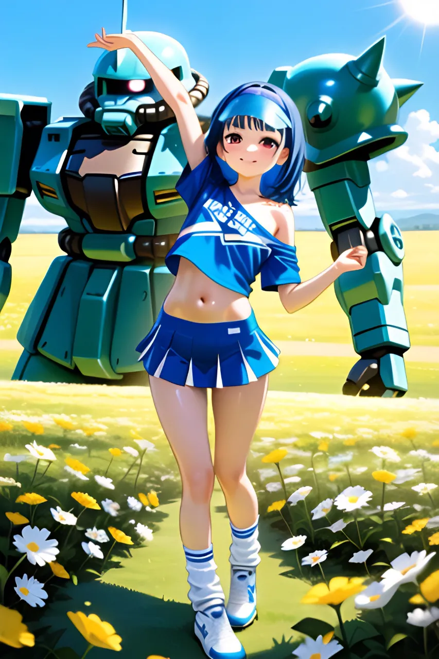 今日を頑張ってる人も、今日は頑張ってない人も、みんなまとめて応援したい、ザクとチアガール！…青