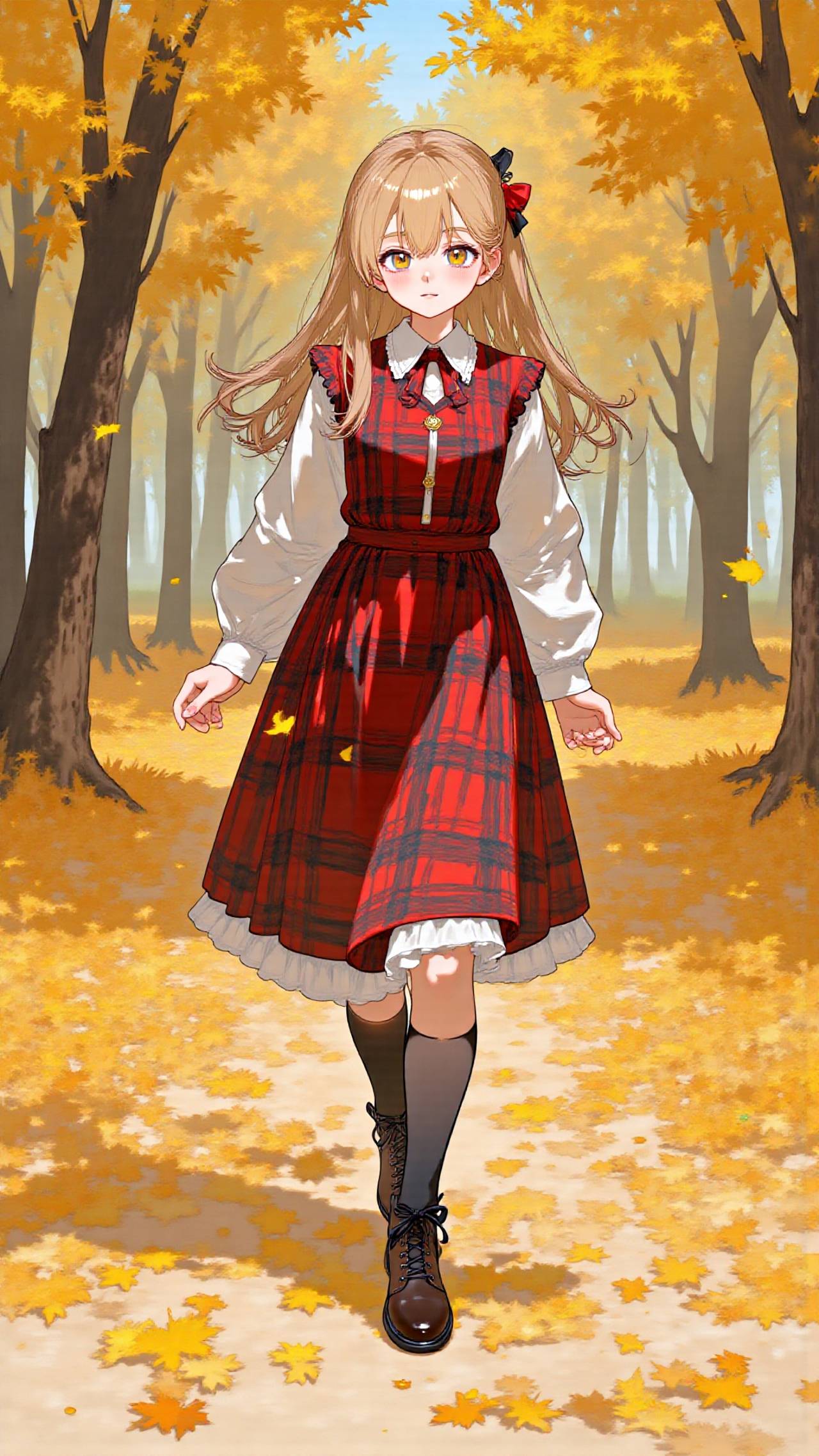 秋コーデ✨ — サンタさんのAIイラスト