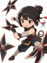 手裏剣いくわよ
