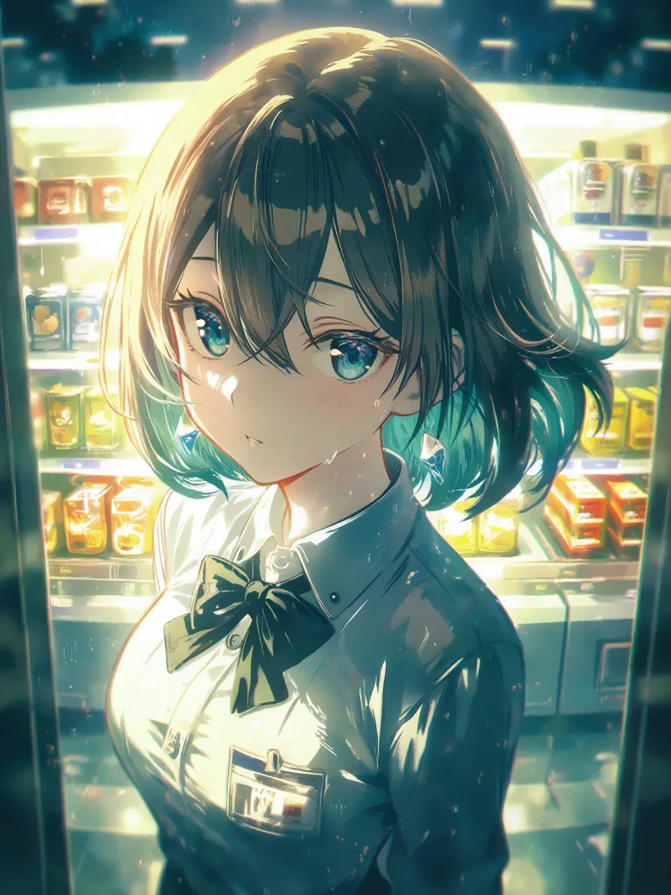 コンビニ — かあかあさんのAIイラスト