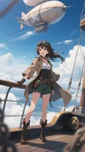 空賊の美少女