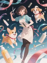 犬の美容師さん！