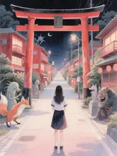 鳥居をくぐると