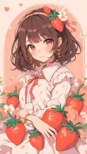 イチゴ🍓の花少女👧