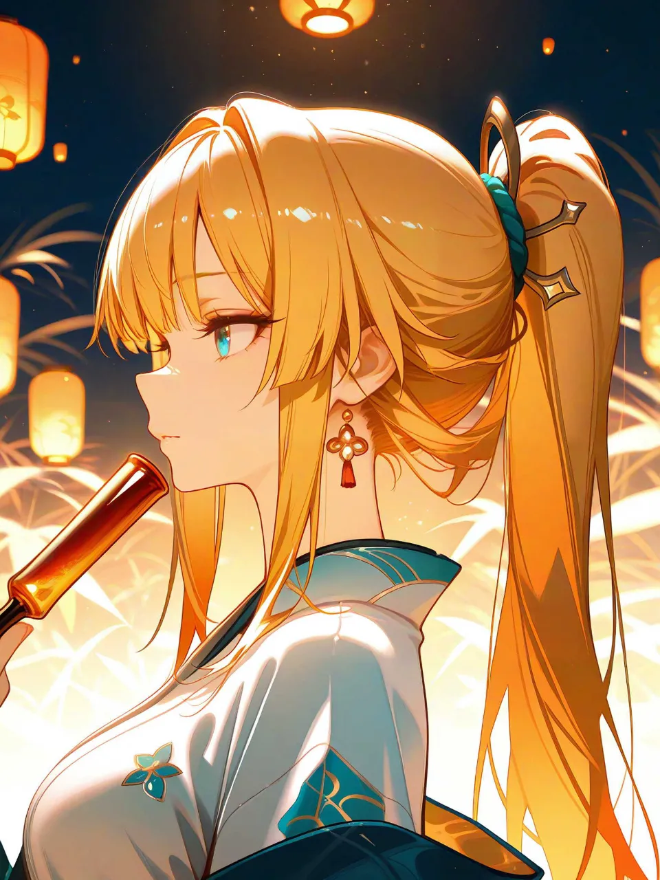 麗しき女性花火師