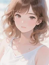 胸の上のほくろがチャームポイント♪