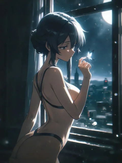 Solo、looking out the window - 夜明け前の孤独