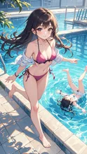 誰か溺れてますよww