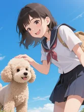 休日に相棒と……
