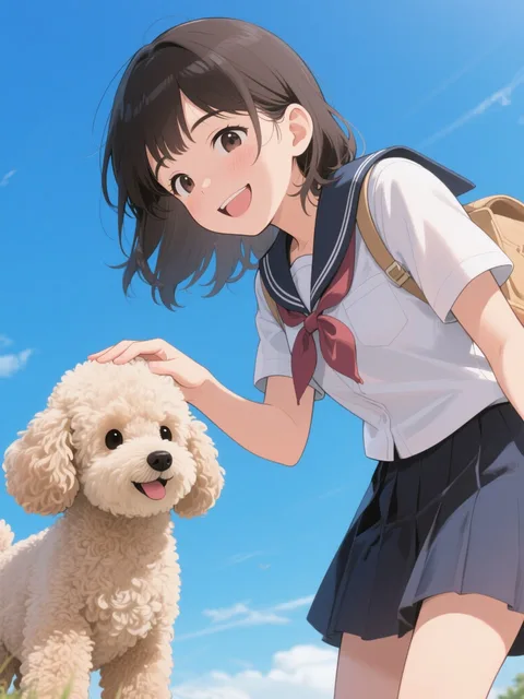 休日に相棒と……