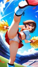 セクシーチアガール — チアガールのAIイラスト|SUPPART