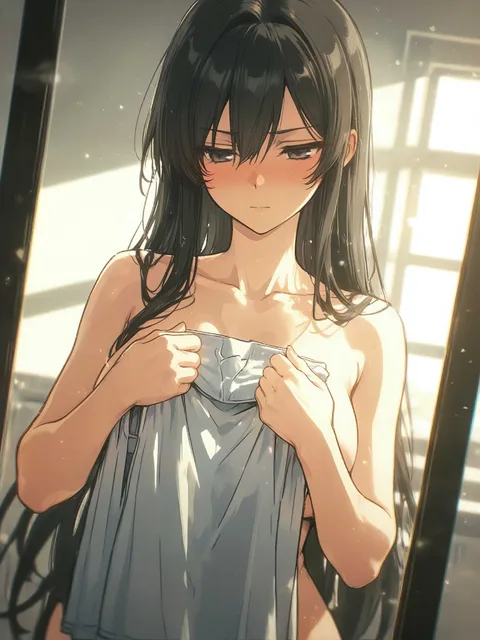 私、何で服を着ないで寝たかな、とりあえずコレ着ておくかな