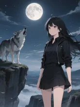 月に吠える夜②