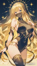 black and gold