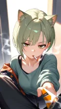 化け猫‼️ — 黒猫さんのAIイラスト