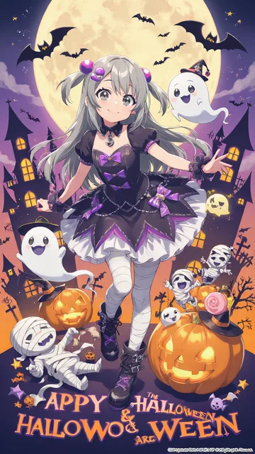 ハロウィンパレードのAIイラスト - SUPPART