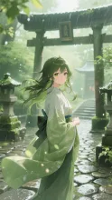 新緑の神社·今宵チャレンジ の投稿作品