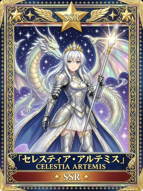 すごく可愛く美しい美女、聖竜を従える凛々しい騎士姫