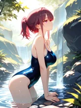 滝つぼの水着美女·涼を求めて の投稿作品