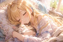 子猫とお昼寝·もふもふ日和 の投稿作品