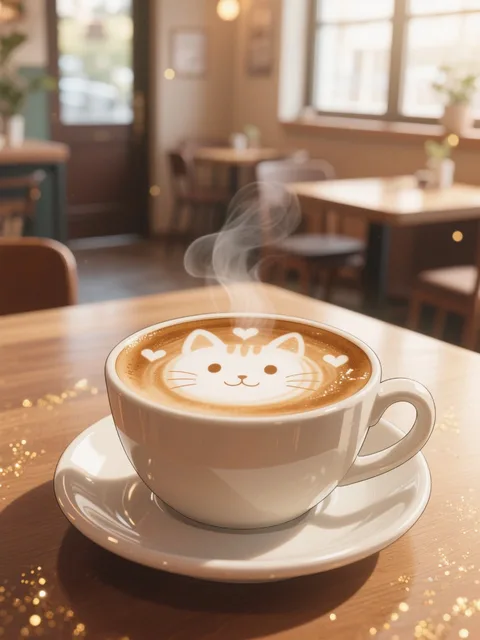 ネコラテアート