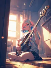 ライブに向けて練習中。