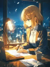 女性記者·締切までの一時間 の投稿作品
