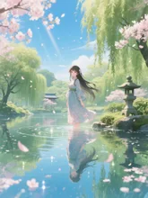 水面に浮かぶ春·チャレンジ の投稿作品