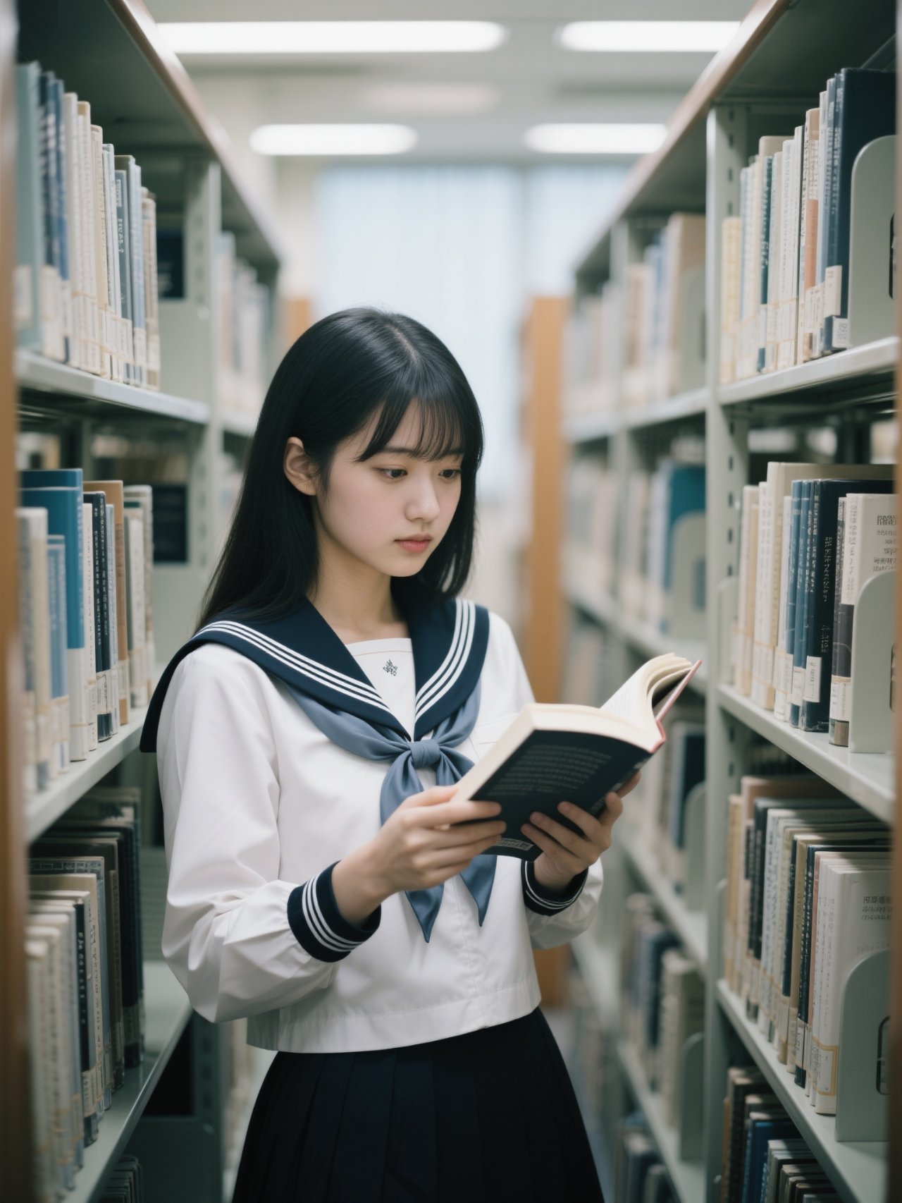 図書室の女の子