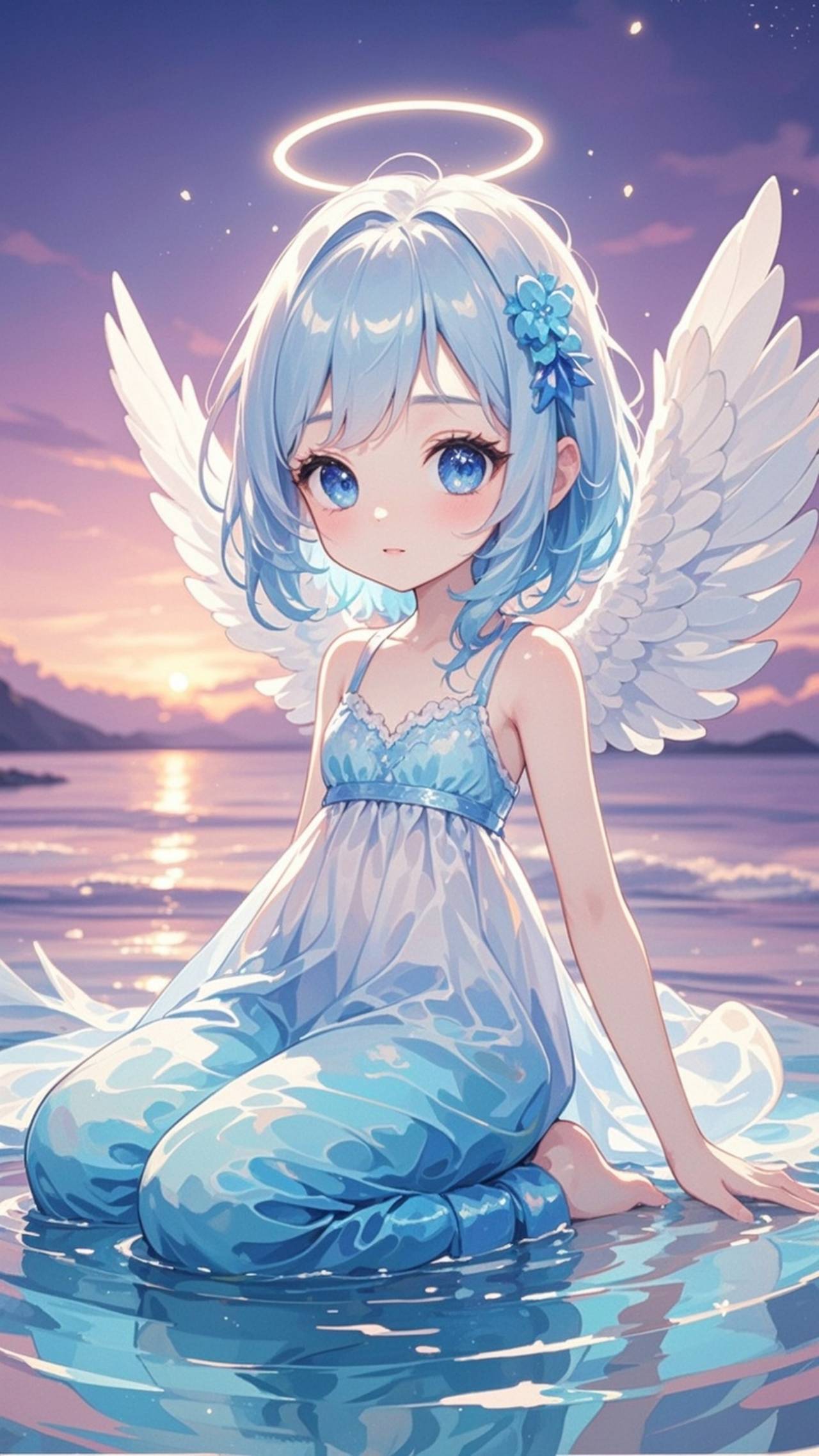 海の天使 — すみれさんのAIイラスト