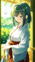 掃除中