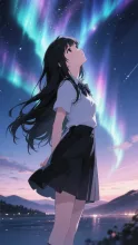 佇む少女