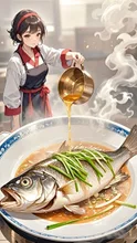 steamed bass — haru_さんのAIイラスト