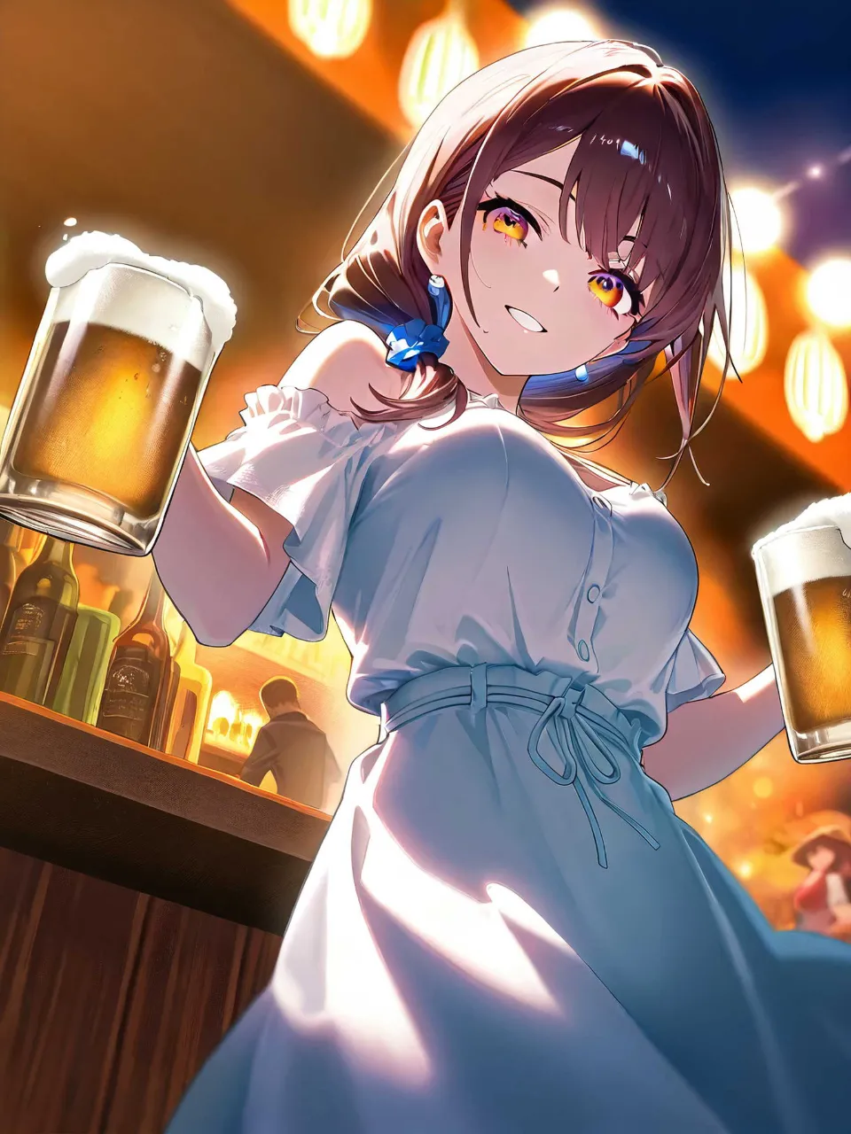 乾杯するよー — さんたろーさんのAIイラスト