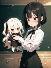 人形 vs 生身·動かないほうは の投稿作品