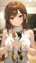 立ち姿 vs 座り姿·崩したほうが好き の投稿作品