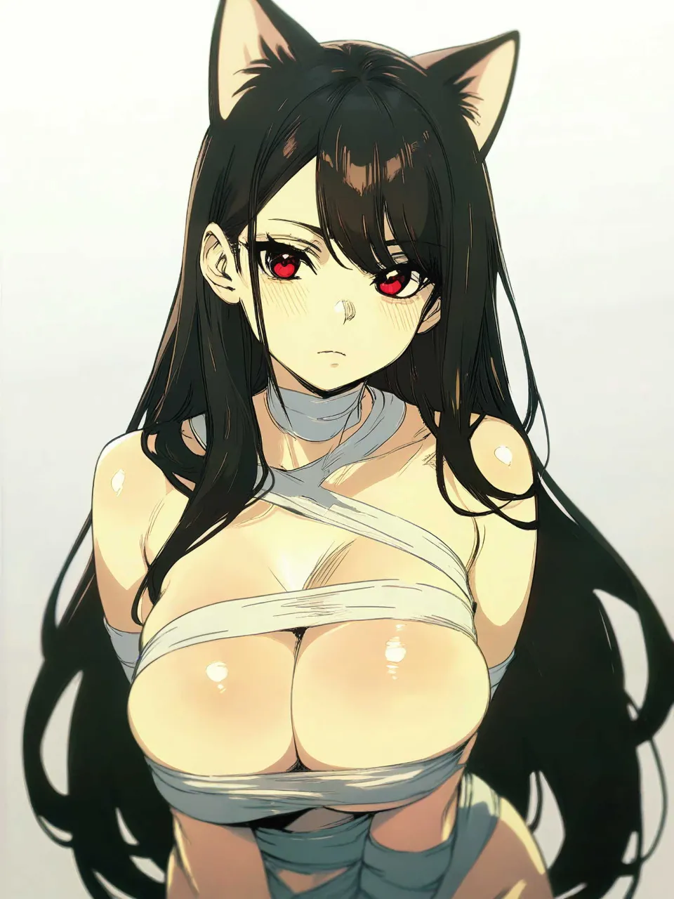 包帯だけ — 山中さんのAIイラスト
